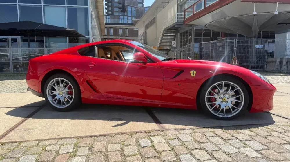 Ferrari met veel kilometers